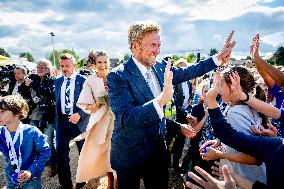 Dutch Royal Couple At 80 Years Of Freedom - Mesch