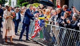 Dutch Royal Couple At 80 Years Of Freedom - Mesch