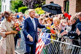 Dutch Royal Couple At 80 Years Of Freedom - Mesch