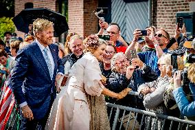 Dutch Royal Couple At 80 Years Of Freedom - Mesch