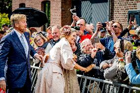 Dutch Royal Couple At 80 Years Of Freedom - Mesch