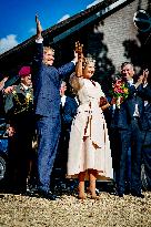 Dutch Royal Couple At 80 Years Of Freedom - Mesch