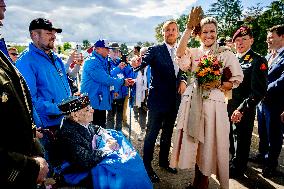 Dutch Royal Couple At 80 Years Of Freedom - Mesch