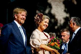 Dutch Royal Couple At 80 Years Of Freedom - Mesch