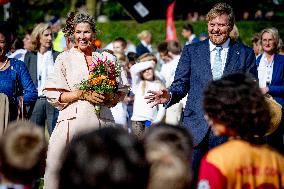 Dutch Royal Couple At 80 Years Of Freedom - Mesch