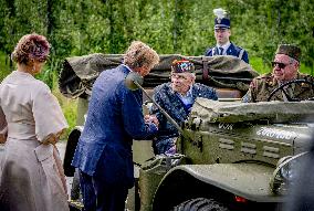 Dutch Royal Couple At 80 Years Of Freedom - Mesch