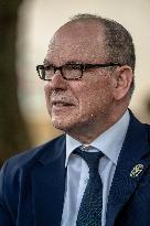 Prince Albert II Appointed Honorary Citizen Of Roumoules - France