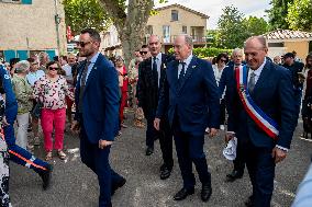 Prince Albert II Appointed Honorary Citizen Of Roumoules - France