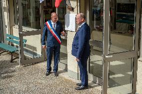 Prince Albert II Appointed Honorary Citizen Of Roumoules - France