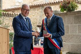 Prince Albert II Appointed Honorary Citizen Of Roumoules - France