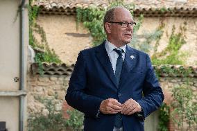 Prince Albert II Appointed Honorary Citizen Of Roumoules - France