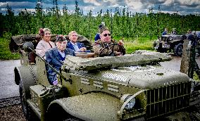 Dutch Royal Couple At 80 Years Of Freedom - Mesch