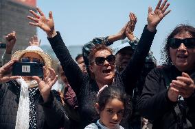 Funeral Of Former President Alberto Fujimori - Lima