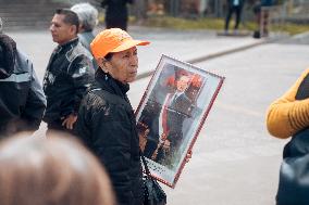 Funeral Of Former President Alberto Fujimori - Lima