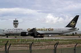 Air Canada aircraft Go Canada Go special livery