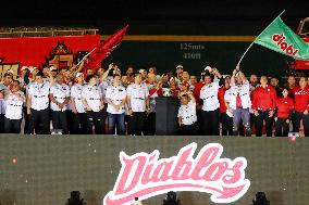 Diablos Rojos Celebrating The 17th  Championship