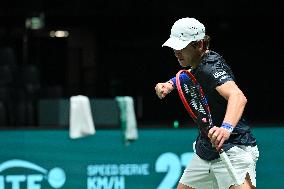 2024 Davis Cup Finals Group Stage Bologna - Netherlands v Brazil