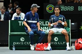 2024 Davis Cup Finals Group Stage Bologna - Netherlands v Brazil