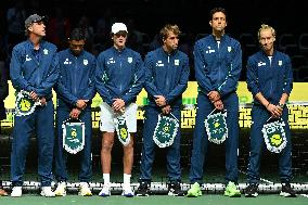 2024 Davis Cup Finals Group Stage Bologna - Netherlands v Brazil