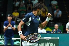 2024 Davis Cup Finals Group Stage Bologna - Netherlands v Brazil