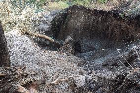 Bad Weather, Mudslide In Gragnano.