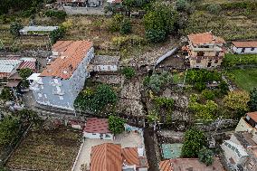 Bad Weather, Mudslide In Gragnano.