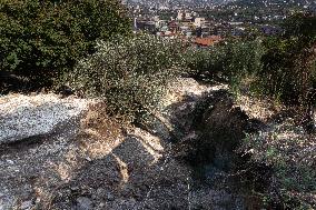 Bad Weather, Mudslide In Gragnano.