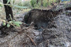 Bad Weather, Mudslide In Gragnano.