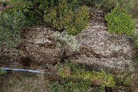 Bad Weather, Mudslide In Gragnano.