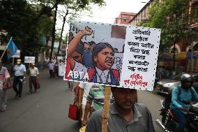 Protest Rally All Bengal Teachers Association In India, Kolkata - 12 Sep 2024