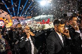 Ceremony To Receive The Body Of Cardinal Aghajanian - Beirut