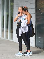 Jennifer Meyer  Leaving Tracy Anderson Method Studio - LA