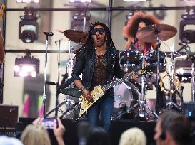 Lenny Kravitz Performs At Today Show - NYC