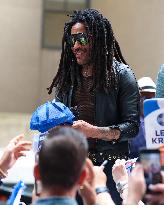 Lenny Kravitz Performs At Today Show - NYC