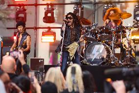 Lenny Kravitz Performs At Today Show - NYC