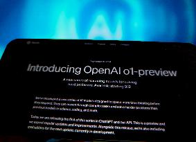 Illustration OpenAI o1 Preview Model