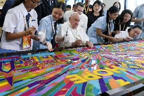 Pope Francis At Interreligious Meeting With Youth - Singapore