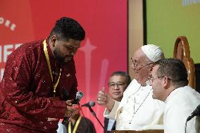 Pope Francis At Interreligious Meeting With Youth - Singapore