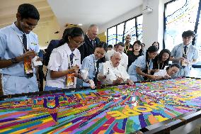 Pope Francis At Interreligious Meeting With Youth - Singapore