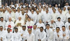 Pope Francis Meets Clergy and Religious - Singapore