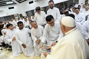 Pope Francis Meets Clergy and Religious - Singapore