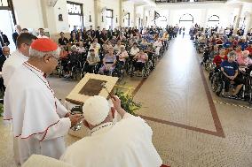 Pope Francis Meets Elderly And Sick People - Singapore