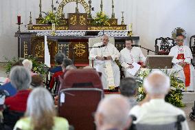 Pope Francis Meets Elderly And Sick People - Singapore