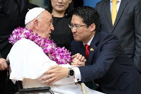 Pope Francis At Interreligious Meeting With Youth - Singapore