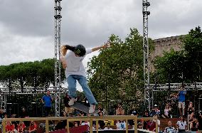 World Skate Games Italia 2024, Woman And Man Quarter Of Final Underway In Rome