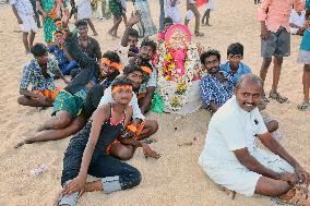 Hindus Celebrate Ganesh Chaturthi In India