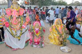 Hindus Celebrate Ganesh Chaturthi In India