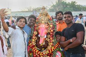 Hindus Celebrate Ganesh Chaturthi In India