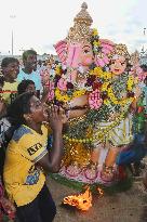 Hindus Celebrate Ganesh Chaturthi In India