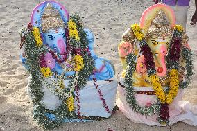 Hindus Celebrate Ganesh Chaturthi In India